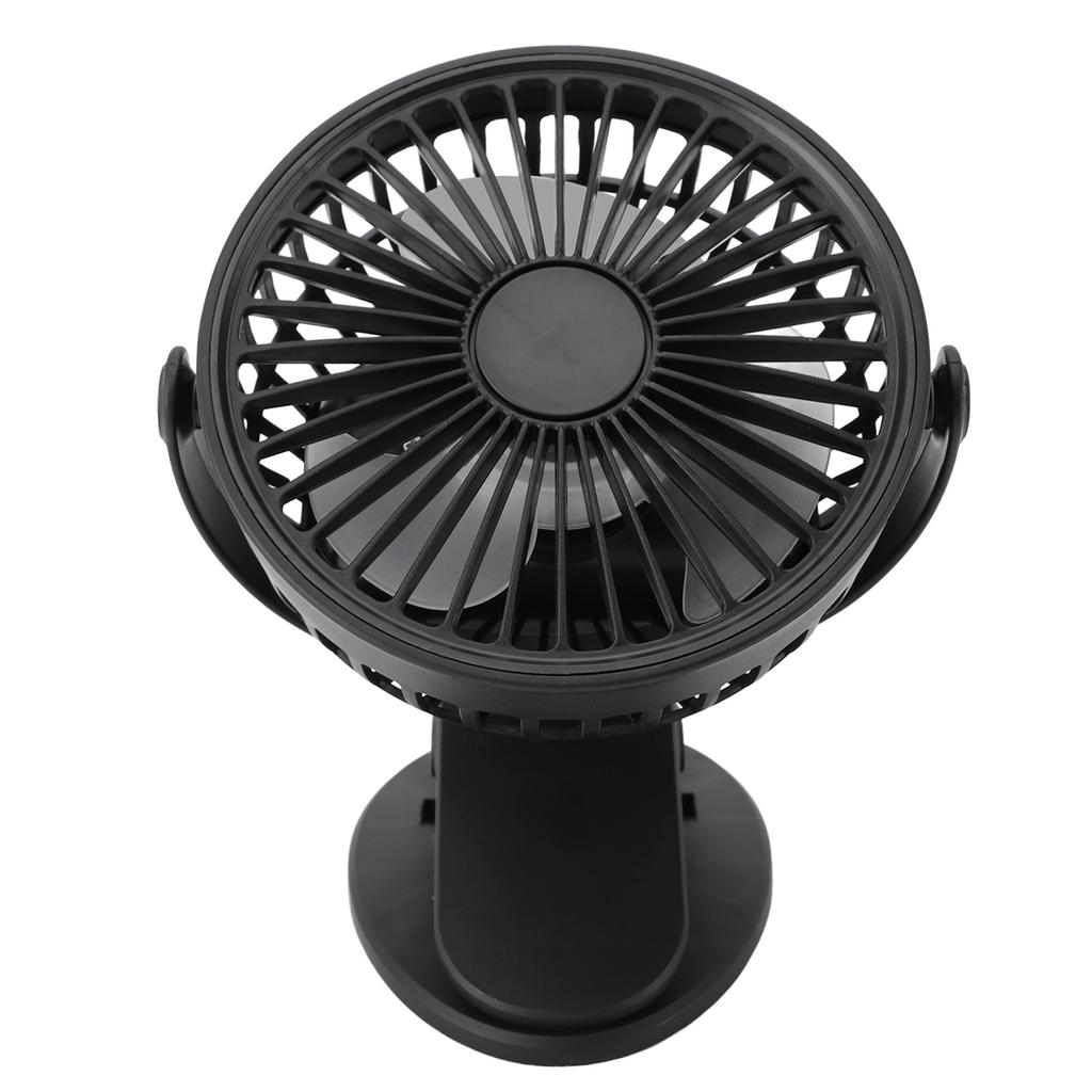 Clip On Fan 360 Degree Rotatable 3 Gears Quiet USB Charging Portable Small Desk Fan for Office