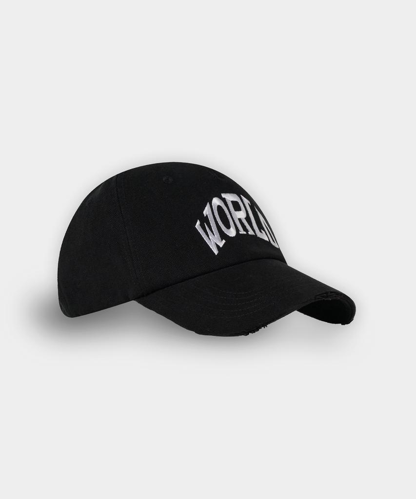 Woldeudillema Weltstickerei Kappe (Schwarz)