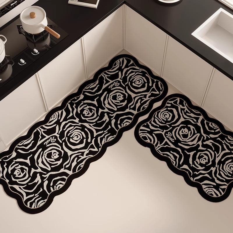 Non-slip Kitchen Floor Mat Diatom Mud Water and Oil Absorbing Rugs Home Decoration Absorbent Bathroom Anti-slip Bath Mat
