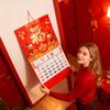 2026 Chinese Hanging Calendar Year of Horse Wall Calendar Lunar Monthly Planner for Chinese New Year Home Office Restaurant Decor