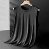 Muscleguys Plain Mens Fitness Muscle Casual Tank Tops Gym Bodybuilding Running Vests Summer Mesh Breathable Quick Dry Sleeveless T-shirts
