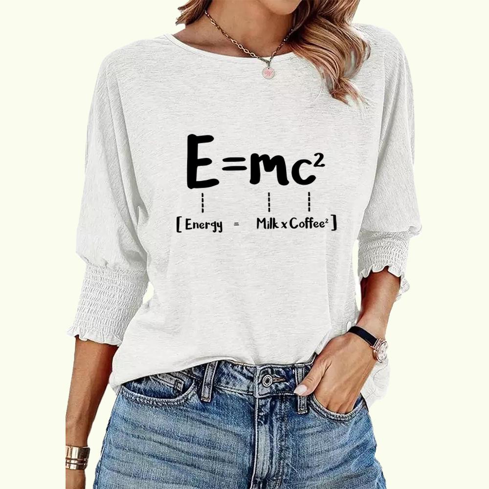 Большие размеры Женская модная свободная футболка весна-лето с круглым вырезом — фото 7