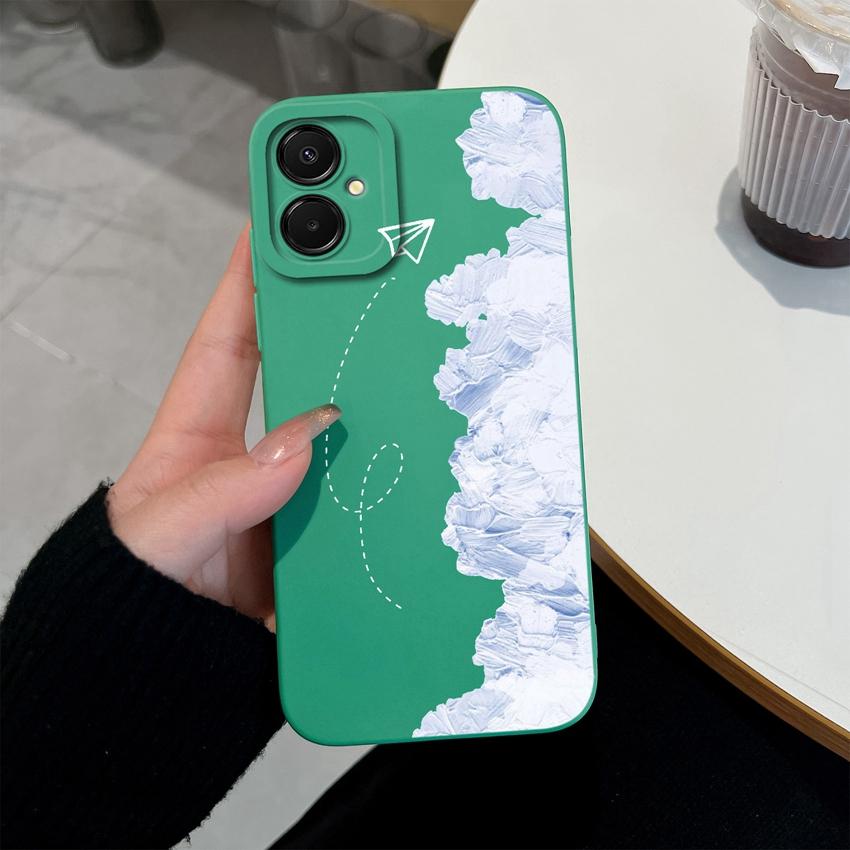 Fashion Case For Samsung A07 M07 F07 A25 A17 M17 F17 M36 F36 M56 S26 Plus Cute Cartoon Star Pattern Soft Liquid Silicone Phone Cover For Samsung Shell