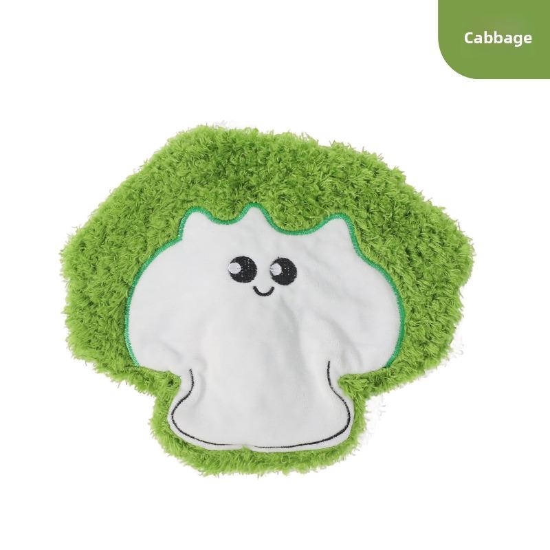 Giocattoli per Cani, Frutta e Verdura di Carta, Smerigliatura e Pulizia dei Denti, Che Fanno Rumore, Cavolo Peluche, Giocattoli per Cuccioli, Addestramento al Morso e Interattivi