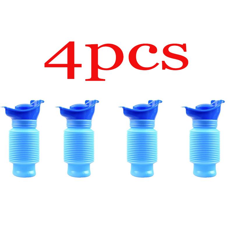 750ML Outdoor Portable Urine Bag Women Men Children Mini Toilet for Travel Camp Hiking Potty Children Training Foldable Ansblue