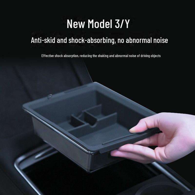 Tesla Model 3/Y Akcesorium Pudełko do Przechowywania w Podłokietniku