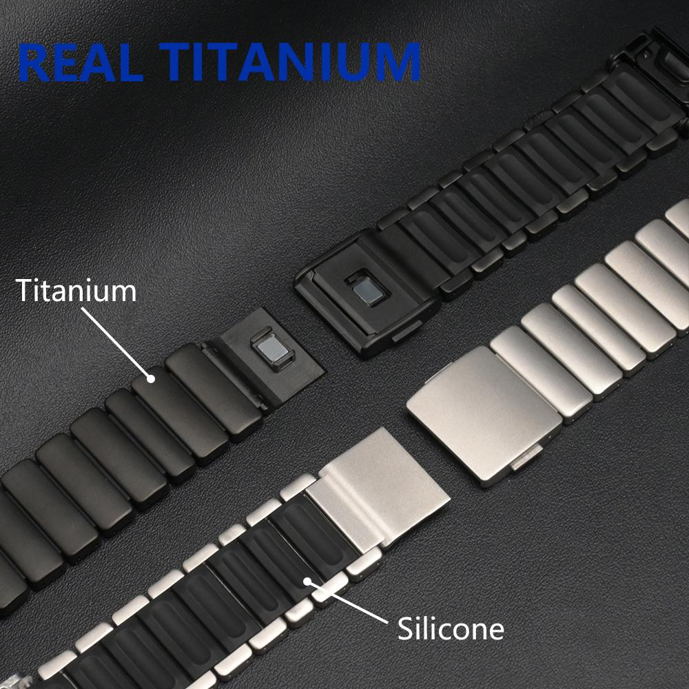 26mm Titanarmband für Garmin Fenix 8 Pro 51mm AMOLED MicroLED Luxus-Armband für Garmin Enduro 3/2 Instinct 2X Solar Correa