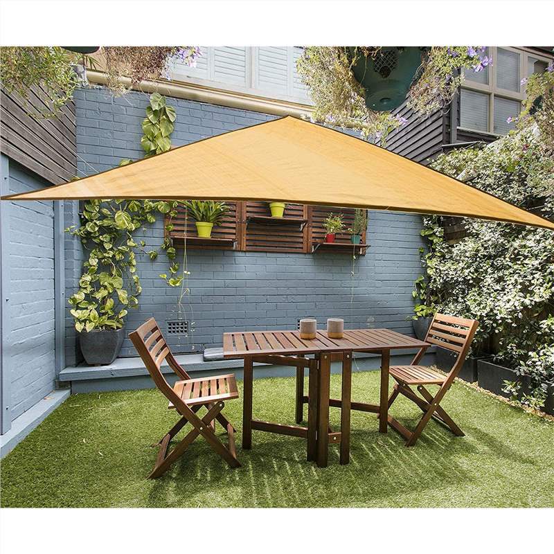 Waterproof Windproof Sunshade Triangle Sunscreen Canopys Outdoor Canopy Garden Terrace Swimming Pool Sunshade Sail Wear Resistant Sunshade Canopy