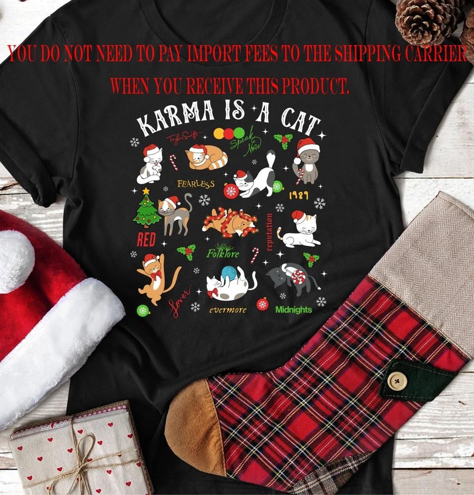 

Дешевые рождественские футболки для кошек Распродажа Короткий рукав S-5XL BO142 Унисекс Футболка XL