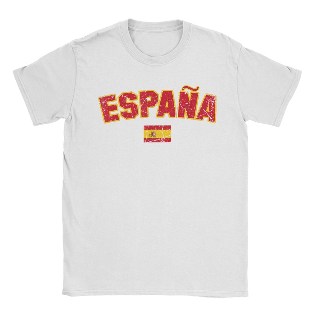 Harajuku TShirt Summer ESPANA Spain Flag Fashion T Shirts 100 Cotton Tee Shirt for Unisex Y2K Classic Cheap Short Sleeve Clothes