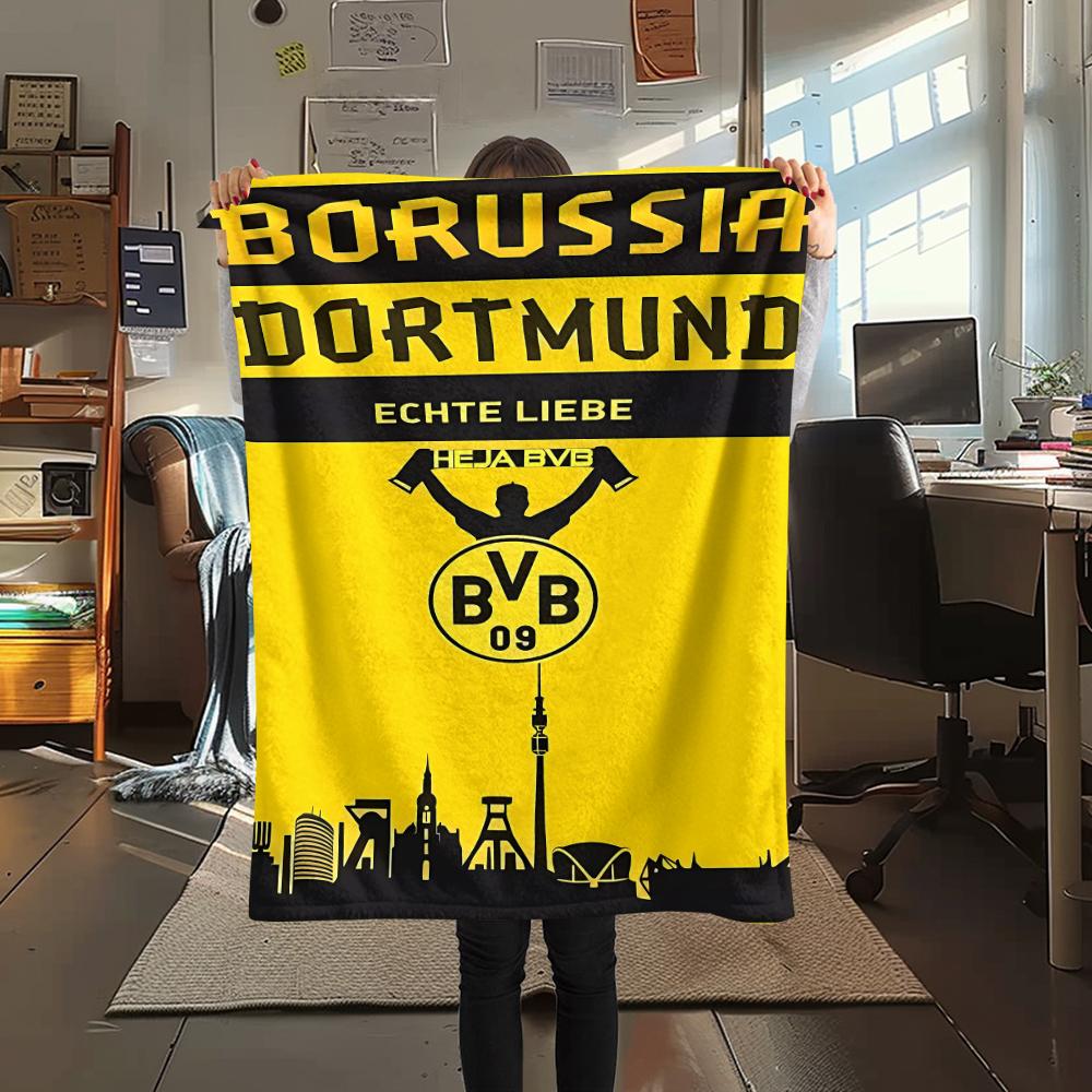 1 Peça Cobertor de Flanela com Estampa BVB, Alta Qualidade Todas as Estações, Decoração de Casa, Calor e Conforto, Perfeito para Presentes de Natal
