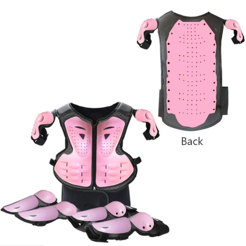 With Gift Children Safety Vest Armor Motorcycle Equipment Cycling Baby Head Protector 52-54cm Helmet Scooter Full Body Armor LL