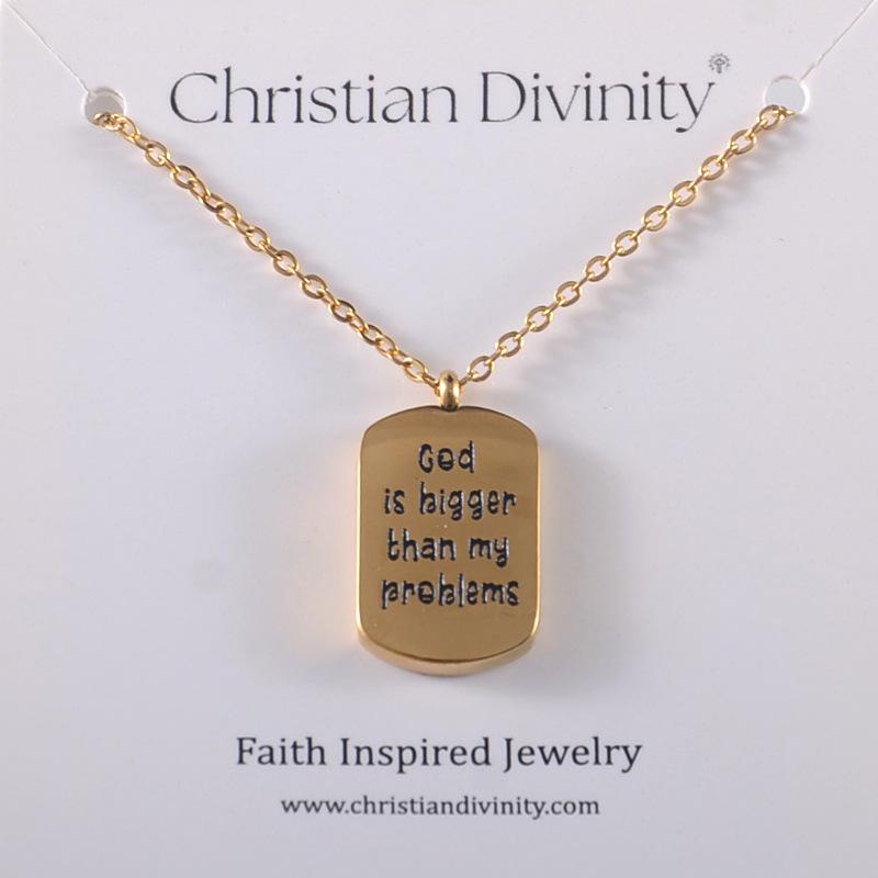 Cross-Border Bestseller: Women's Personalized Stainless Steel Titanium Necklace