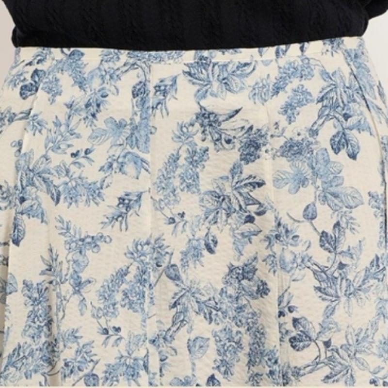 Bcbg Royal Printing Skirt B5m3s207