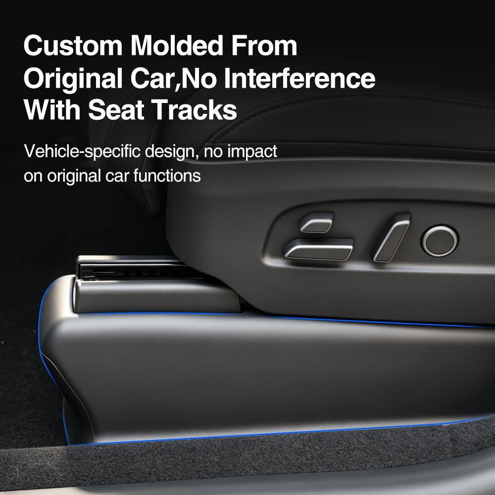 TPE Anti Kick Underseat Full Wrap Guards 6PCS For Tesla Model Y Premium L 2025-2026 Car Interior Accessories