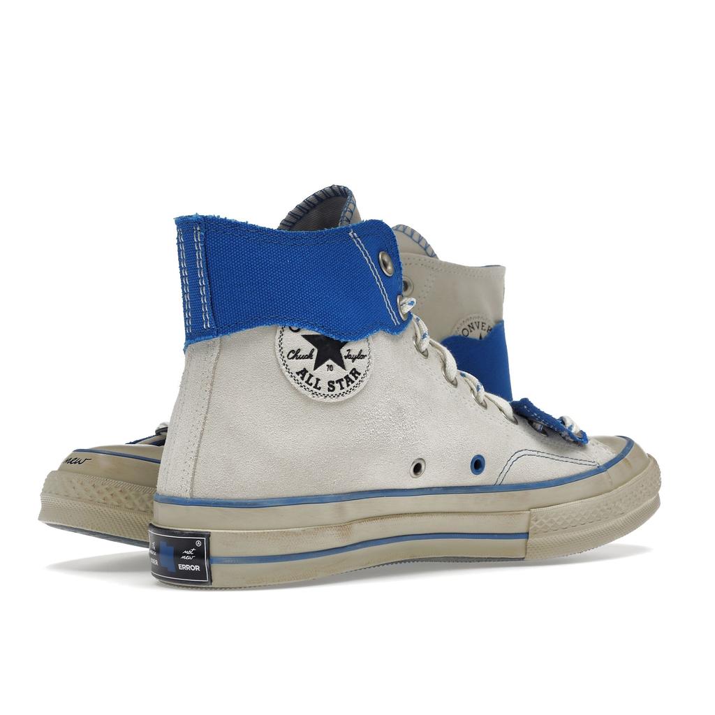Ader Error X Converse Chuck 70 Create Next: The New Is Not New Unisex Sneakers Cream White Blue A04455C