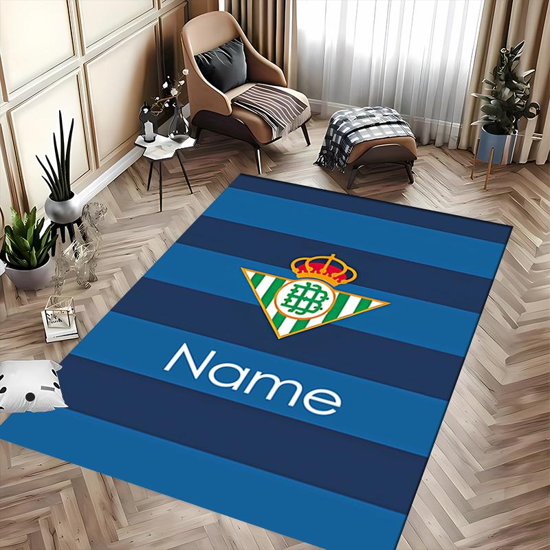 Custom personalization Real Betis Balompié Area Rug - Perfect For Kitchen, Bathroom,Laundry Room Decor Large Size Available,Gift All Seasons