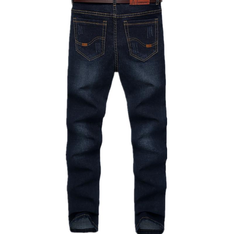 Men's Slim Elastic Skinny Jeans - Casual, Trendy, Breathable Trousers for Spring & Autumn