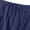 Women's Color Loose Elastic Decorate Pocket Time Trousers