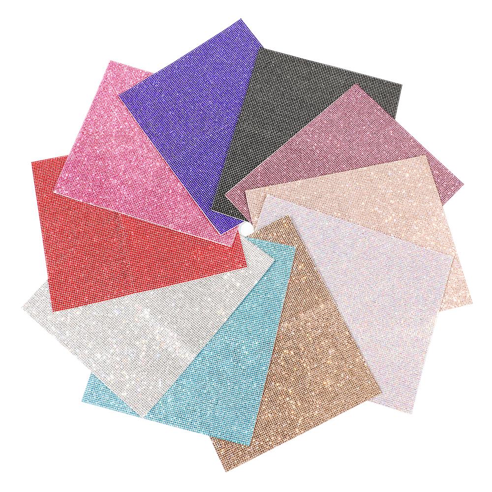 Party Gifts Decoration Bling Paster Crystal Sticker Glitter Trim Applique Rhinestone Sheet