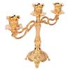 11PCS European Metal Candle Holder Intricate Carved Candle Holders Candelabra  For Dinner Party