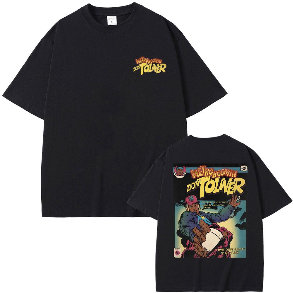 Rapper Metro Boomin Don Toliver Graphic T-shirt Men Women Fashion Oversized Tees Tops Short Sleeve Male Hip Hop Crewneck Tshirt