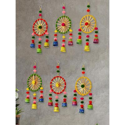 Door Hangings for Home Decoration, Festive Decoration, Balcony, Room, Temple Decoration, Pooja Room Decoration, Decorative Hanging Items, Pack of 6