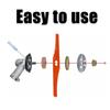 2T Brush Cutter Blade Universal Trimmer Blade Replacement Grass Cutter Blade  Grass Trimmer