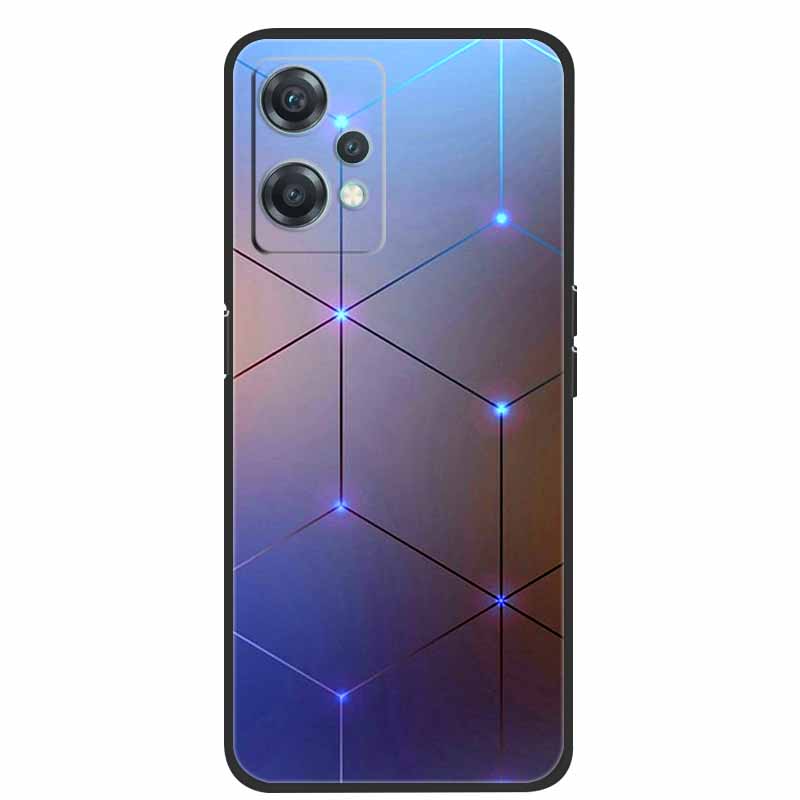 For OnePlus Nord CE 2 Lite 5G Cases Black Silicone Luxury Bumper TPU Case Cover Capa For OnePlus Nord CE 2 5G Shockproof Cases