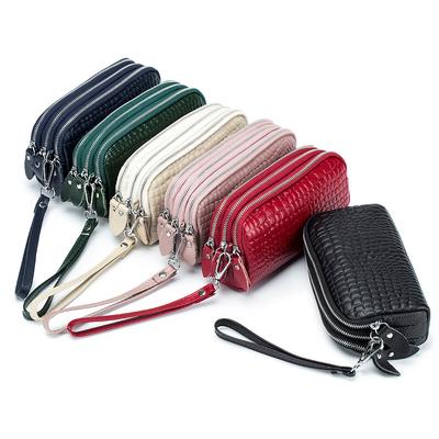 New Clutch Bag Women's Three-layer Large-capacity Fashion Wallet Crocodile Pattern Mother Bag Multi-functional Clutch Bag