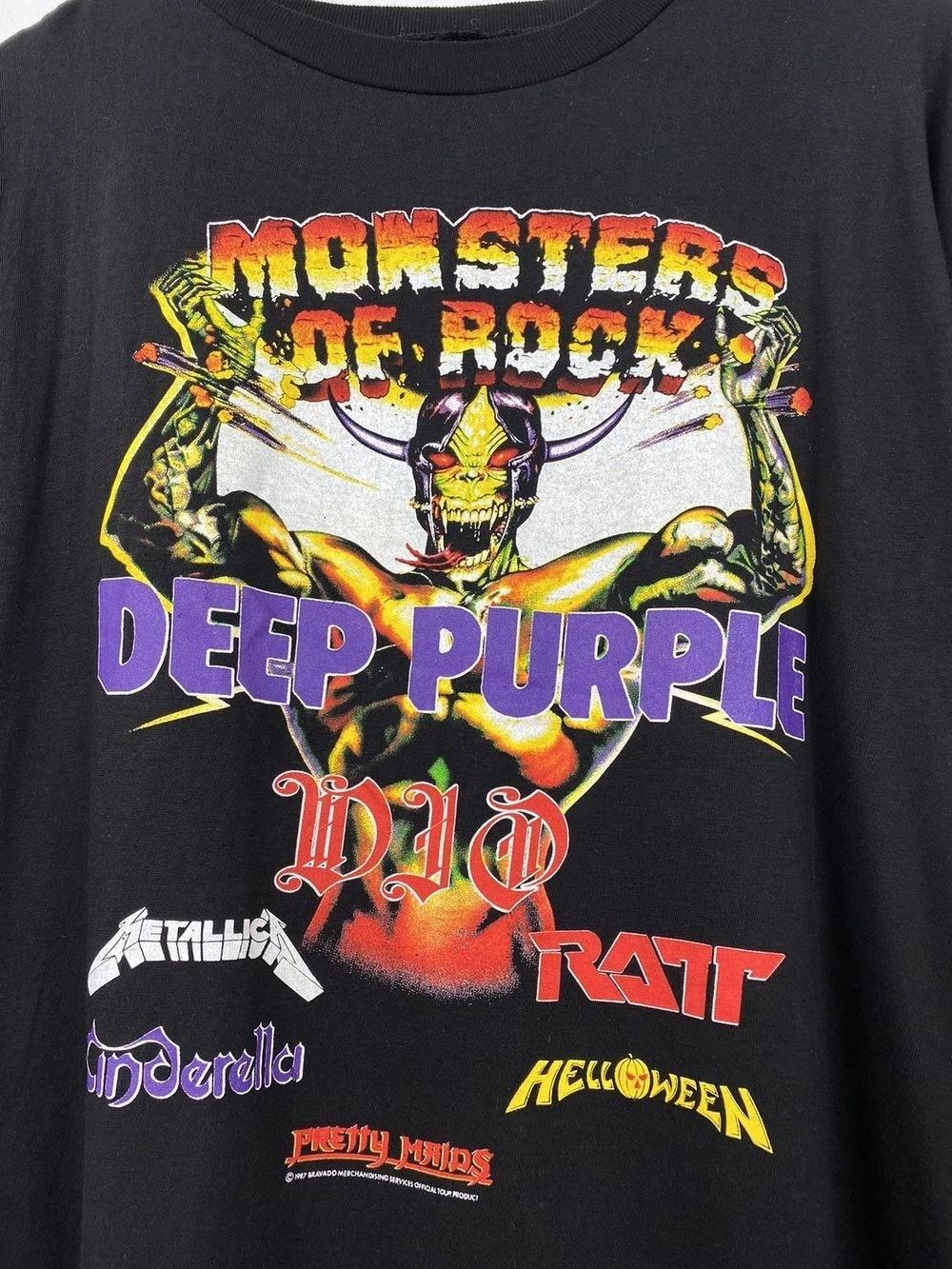Rare Monsters of Rock Deep Purple 1987 Collection S-5XL Tee P63.63 XL