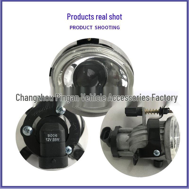 Compatible with 2004-2010 Beijing Hyundai Sonata: Front Bumper Fog Lights Left & Right
