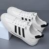 New little white shoes men's shoes summer breathable and versatile Korean version casual board shoes genuine leather soft shoes