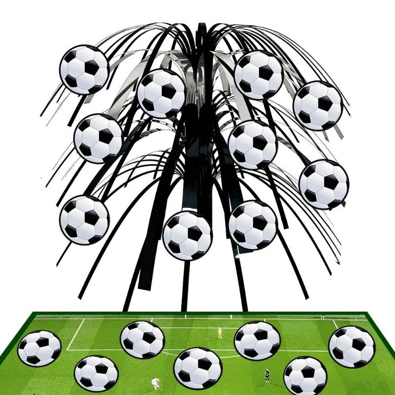 1SET New World Cup Football Tabletop Ornament, Football Birthday Party Decoration Tabletop Center Ornament