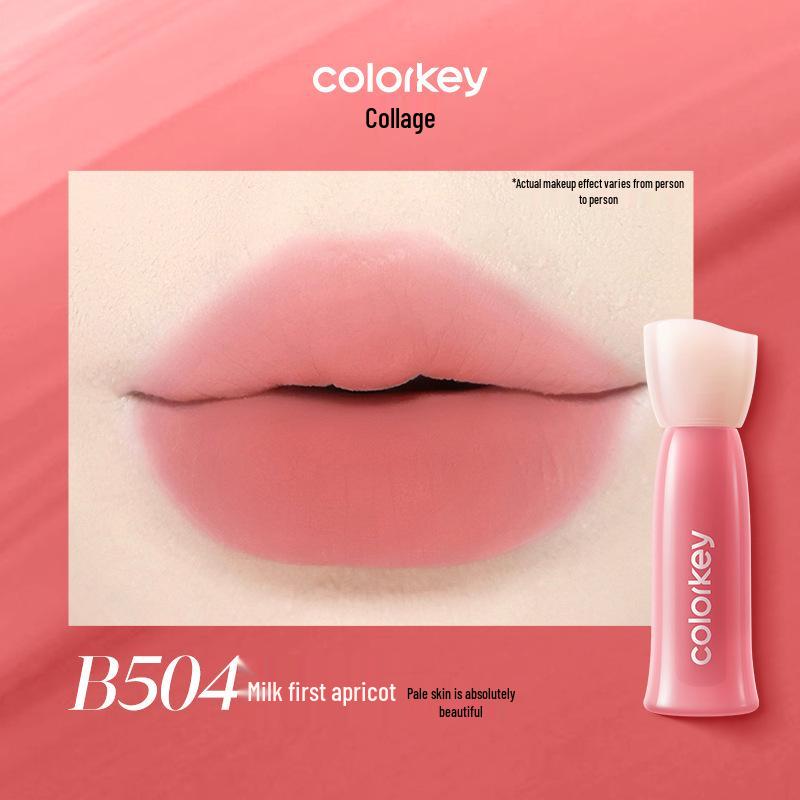 Colorkey Qixi Collection: Water Mist Lip Glaze - Non-Stick, Long-Lasting Lip Color for Women.