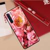 Elegant Pink Purple Peony Flower Case For Oppo A94 A18 A74 A57 A17 A77 A38 A58 A78 A98 A54 A80 A60 A40 A96 A76 A16 A15 A5 Pro