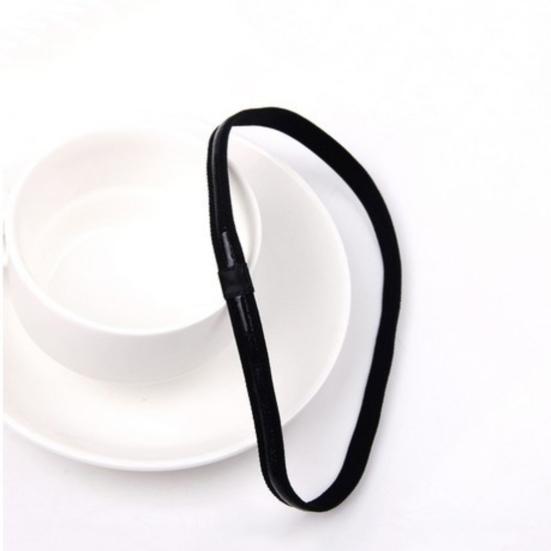 Elastic Headband Solid Color Running Sweatband Fitness Hair Ties for Yoga Sports