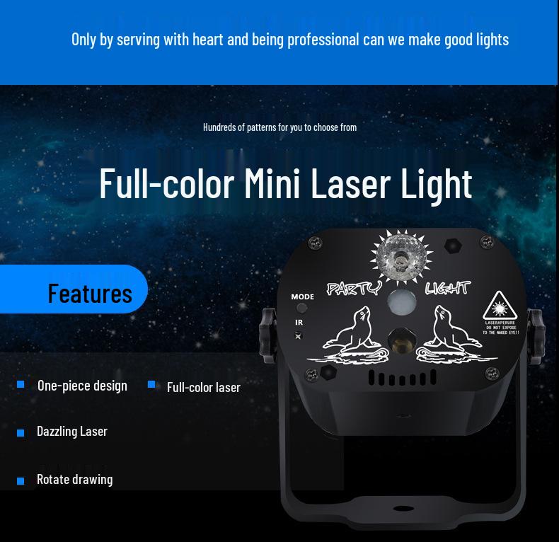 USB Mini LED Laser Party & Atmosphere Light