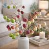 6 Fruit Artificial Fruit Branch Plastic Long Branches Foam Fruits Branch Realistic Handmade Simulation Red Delicious Home Decor