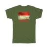 Gift T-Shirt : Indonesia Indonesian Flag South East Asia Country Pride Souvenir