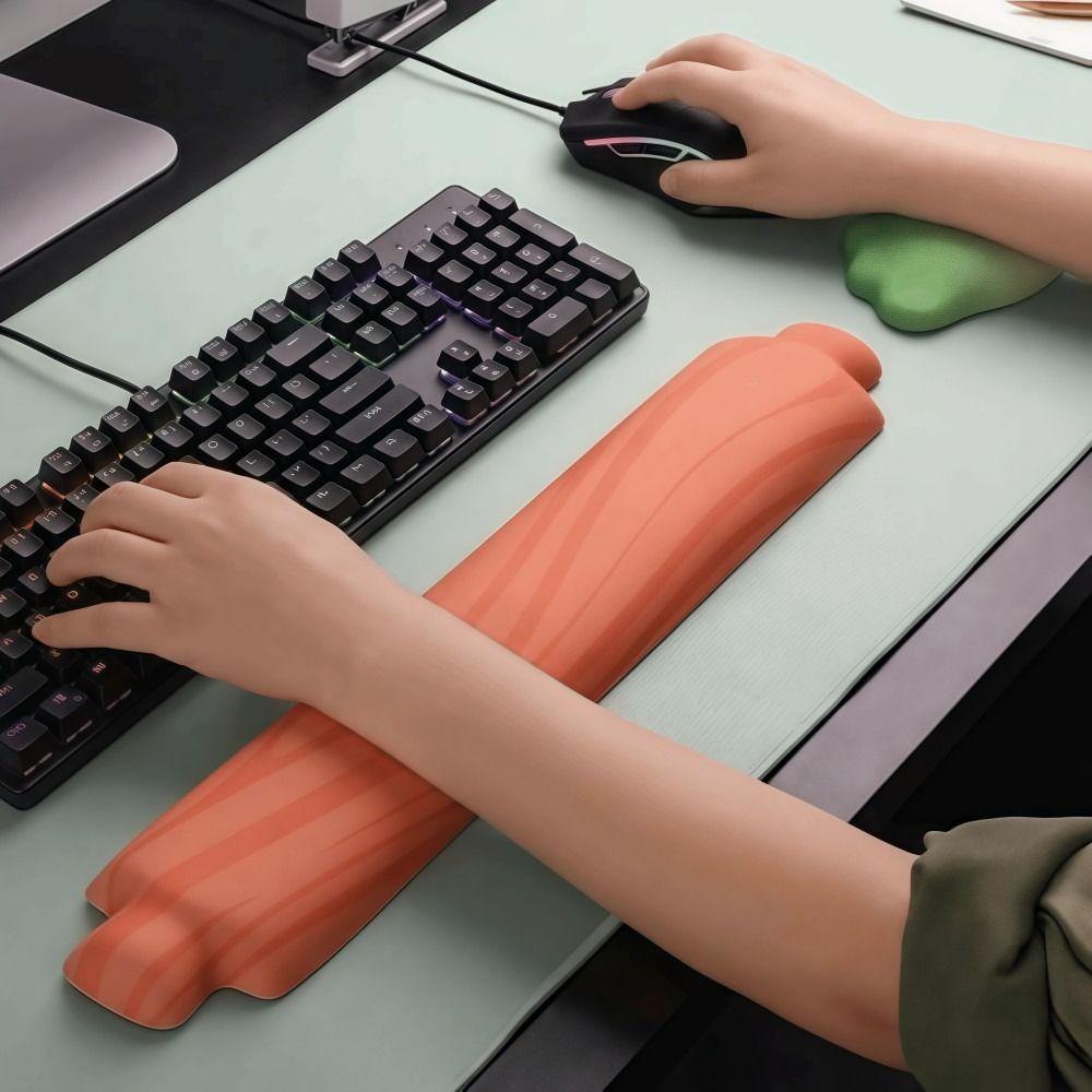 Ergonomic Keyboard Hand Rest Dumpling Mouse Pad Wrist Rest Cute Mouse Wrist Rest  For Office Games