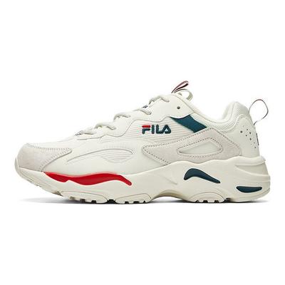 Tracer Fabric Comfortable Casual Breathable Low-Top Dad Shoes Men Sneakers White Green Red F12M021111FWR