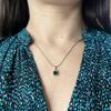 Серебряная подвеска с изумрудом nano 1.115ct (2205401)