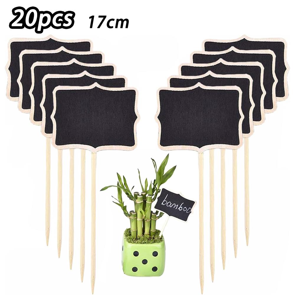 

20Pcs Labels For Wood Plants, Outdoor Garden Labels, Seedling Labels, Vegetable Labels, Rectangular Planting Labels Type B (17CM)
