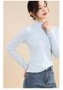 2024 Autumn/Winter Women's High Neck Wool Long Sleeve Slimming Sweater