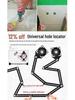 Universal Precision Tile Hole Opener & Multi-Purpose Six-Fold Ruler