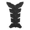 Motorcycle 3D Gel Oil Gas Tank Pad Fish Bone Protector Decal Sticker Pad Decor Black