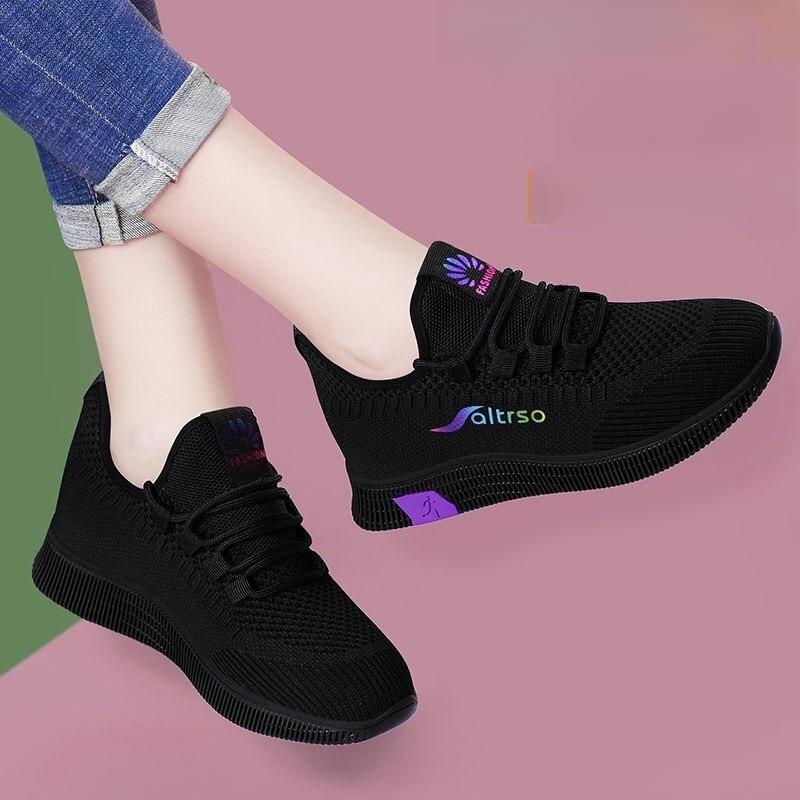 Frühlingssportschuhe Damen Mesh-Schuhe Bequeme Mesh-Oberfläche Weiche Sohle Leichte Lässige Lauf-Reiseschuhe für Damen