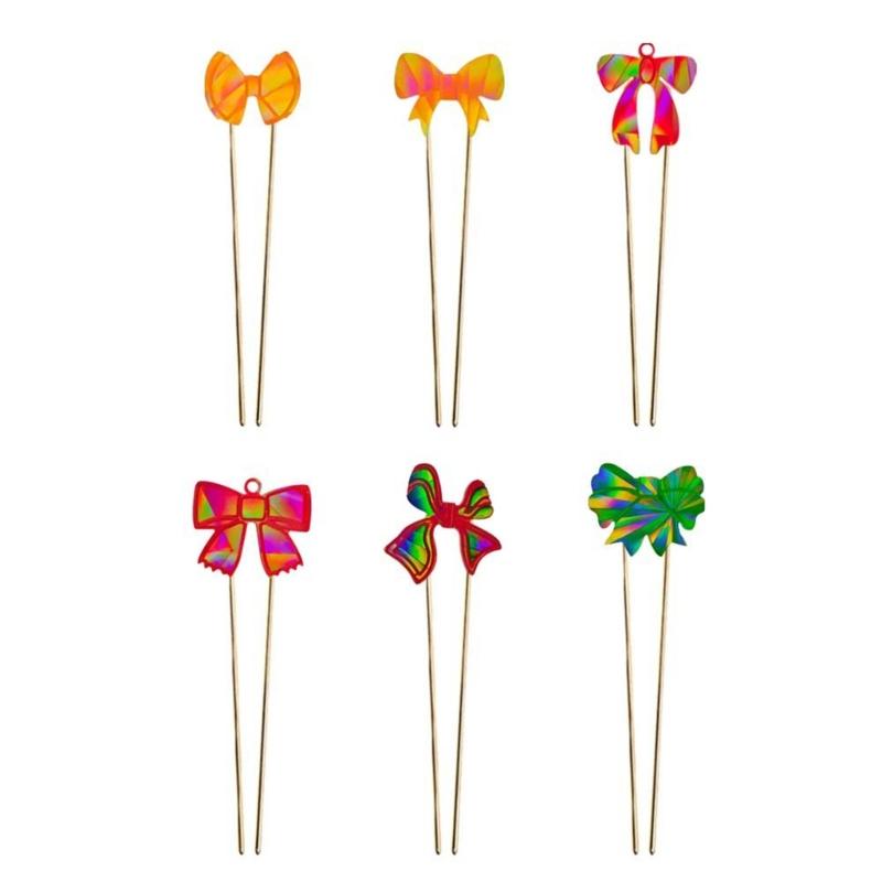 Cute Bowknot Silicone Molds Holographic Epoxy Resin Mold DIY Keychain Pendant Mold Handmade Jewelry Tool Easy To Clean