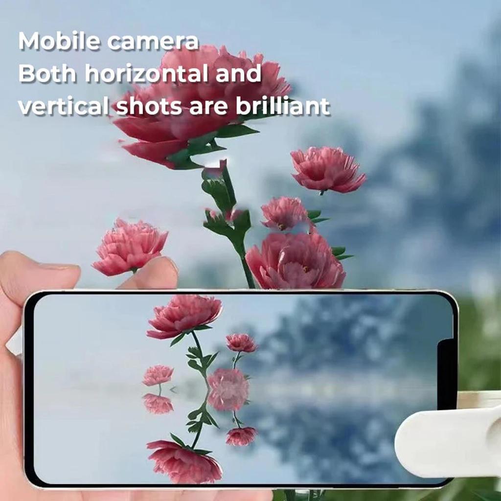 Camera Mirror Reflection Clip Set Glass Phone Camera Reflection Clip Set Universal Photo Tools Adjustable Creative for Vlogger
